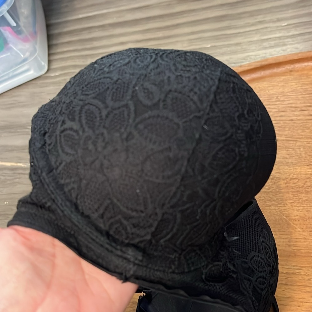 AERI BLACK LACE PUSH UP BRA 36C - Picture 16 of 16